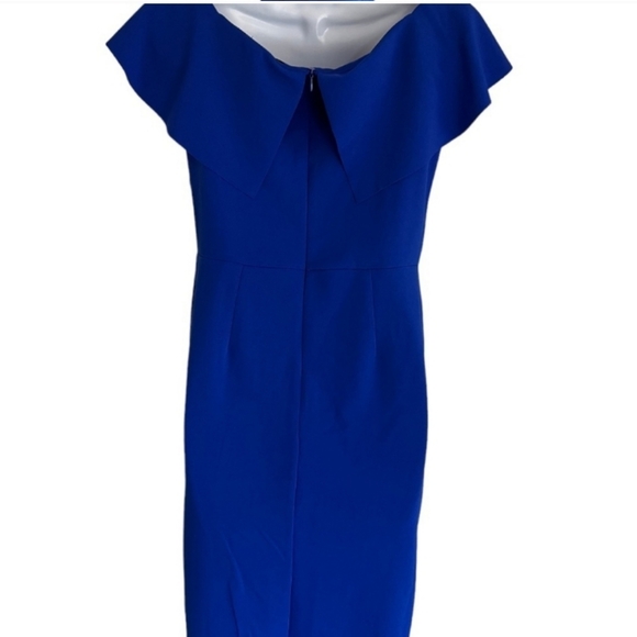 Alex B Nites | Blue Portrait Collar Dress | NWT - Picture 3 of 3
